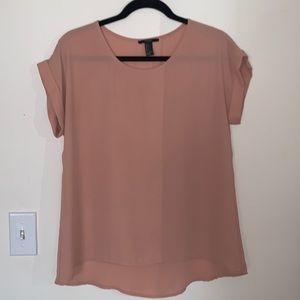 forever 21 dusty pink top size S